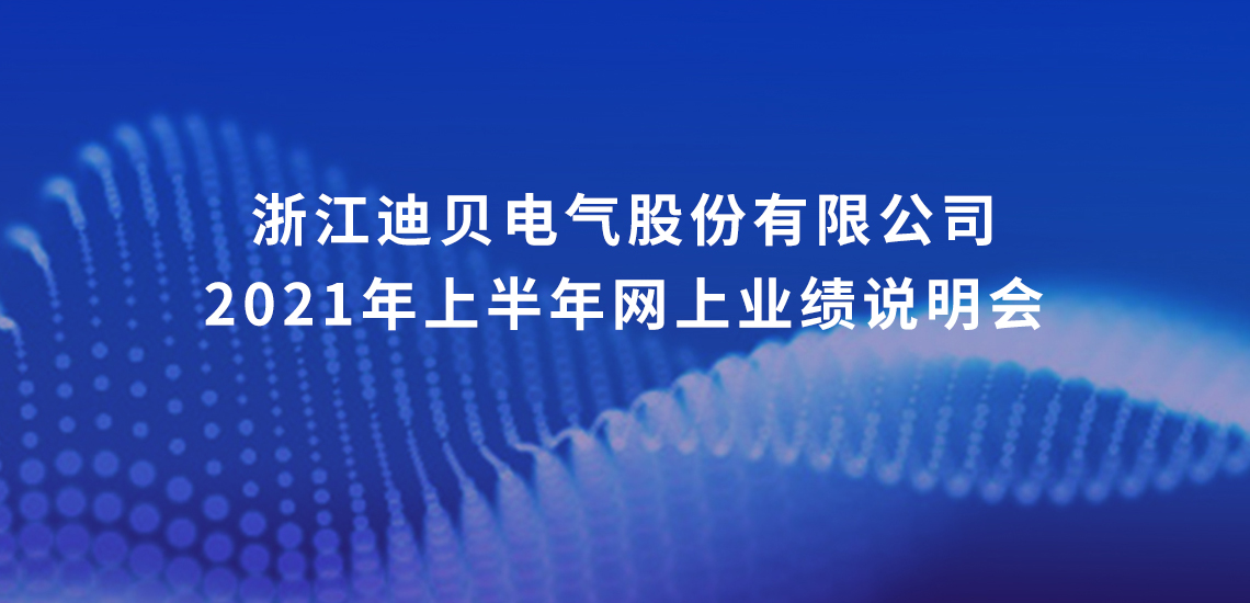 迪贝电气：迪贝电气2021年半年度报告.zip